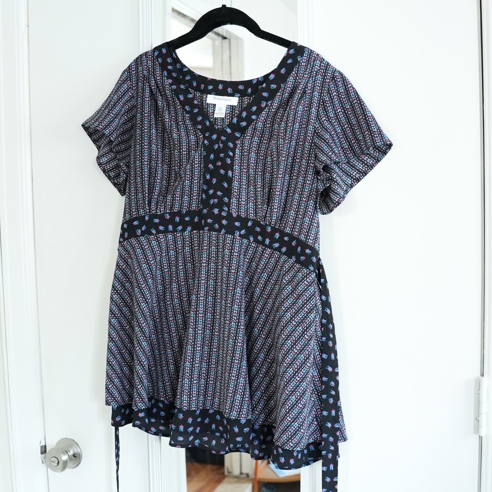 Motherhood Tie Back Blouse